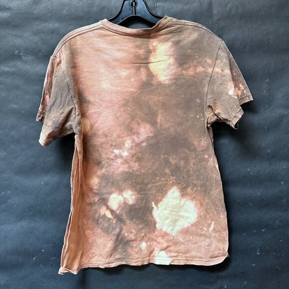 Taz tazmanian devil Tee Shirt Size Medium Tie Dyed Bleached Grunge Vintage - Picture 6 of 6